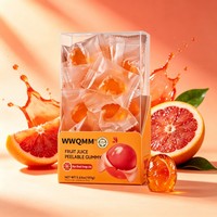 Zero Fat Peelable Fruit Juice Hard Candy Halal gecertificeerd, meerdere natuurlijke fruit smaken, individueel verpakt, leisure snack