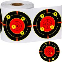 Cible d'éclaboussure de tir 4 pouces tir à l'arc chasse pratique de tir 500 pièces formation papier réactif autocollants de cible