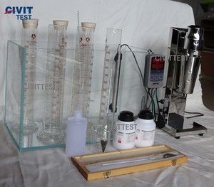 ASTM D422 Conjunto Estándar de Análisis de Tamaño de Partículas del Suelo Hidrómetro Agitador de Suelo - Product Image 5