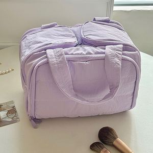 <b>Large</b>-capacity Travel Cosmetics Organizer <b>Bag</b> Portable Multi-functional Handy <b>Bag</b> Sorting Makeup Brush <b>Storage</b> <b>Bag</b> - Product Image 5
