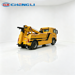 Heavy Duty Tow <b>Truck</b> with Integrated Crane with Two Hydraulic Winches for Roadside Emergency Rescue - Product Image 2