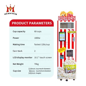 Máquina expendedora automática fácil de operar, máquina expendedora automática de palomitas de caramelo <span class=keywords><strong>para</strong></span> catering, panadería - Product Image 3