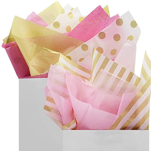 Custom Unique Print Gift Waterproof Rose Floral Wrapping Paper Rolls For Flower
