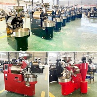 Machine à torréfier le café 300 g 6 15 50 kg 30 kg Torréfacteur industriel à gaz automatique pour grains de café