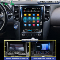 Krando 12.1" Tesla Style Android Stereo GPS Multimedia untuk Infiniti FX FX35 FX37 FX50 2009 - 2013 QX70 Pemutar DVD Mobil Navigasi