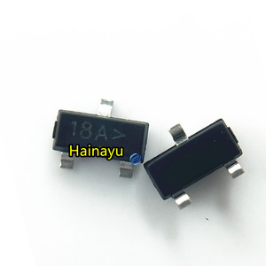 Hainayu TVS أنبوب شاشة 18 فولت طباعة <span class=keywords><strong>18A</strong></span> SMD Zener <span class=keywords><strong>Diode</strong></span> SOT23 Triode IC Chip BOM اقتباس MMBZ18VALT1G - Product Image 3