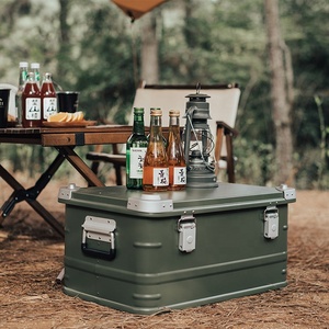 <span class=keywords><strong>Caja</strong></span> de almacenamiento de aluminio para acampar 4x4 todoterreno, <span class=keywords><strong>caja</strong></span> para camión SUV Adventure Overland Box - Product Image 5