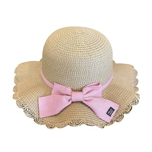 Chapeau <span class=keywords><strong>de</strong></span> soleil unisexe en coton pour bébés et enfants, style européen-américain, respirant, avec nœud, en tissu papyrus, bord <span class=keywords><strong>de</strong></span> pêcheur - Product Image 5