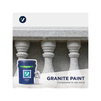 Vanlei Peinture à effet de pierre de granit à application facile