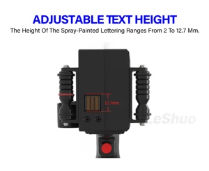 ハンドヘルドインクジェットプリンター QRコード包装製造日付印字機 ロゴ小型自動インクジェットプリンター印刷 - Product Image 4