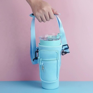 Borsa Porta Borraccia Termica da 40 OZ in Neoprene con <span class=keywords><strong>Tracolla</strong></span> a Spalla, Marsupio a <span class=keywords><strong>Tracolla</strong></span> - Product Image 6