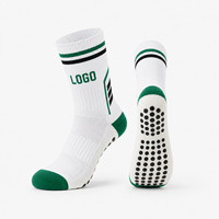 Chaussettes de football professionnelles pour hommes, respirantes, anti-humidité, antidérapantes, avec coussinets et grip, chaussettes de sport à base de tissu éponge