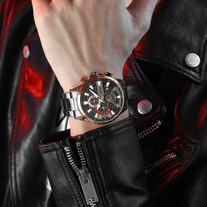 Relojes CURREN 8415 para Hombre, Originales, Cronógrafo, Relojes de Lujo con Correa de Acero Inoxidable, Fecha, Relojes de Pulsera de Cuarzo para Hombre - Product Image 3