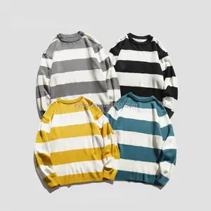 KNITTED SWEATER S 100 WOOL MEN Pullover Computer OEM Anti Technics Style Gauge Autumn Feature Material Neck Adults Origin Gender