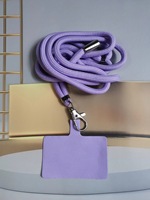 Nouvelle lanière de bandoulière de téléphone portable en nylon réglable sangle de corde de cas de téléphone portable pour tous les Iphone avec lanière de patch