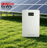 Batterie au phosphate de fer et de lithium 10,54 kWh 206 Ah, solution de stockage d'énergie solaire, système de stockage d'énergie domestique avec BMS intelligent