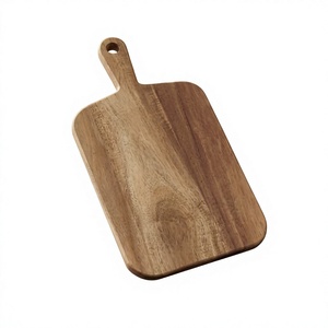 Tabla de Cortar Rectangular Grande de Madera Sostenible, Plato para Servir Galletas, Cupcakes y Frutas, Acabado Natural, Madera de Acacia Real, Apto para Lavavajillas - Product Image 6