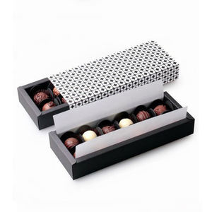 Custom Biodegradable Cardboard Gift <strong>Packaging</strong> for Cookies Candy <strong>Chocolate</strong> Bar Nuts <strong>Chocolate</strong> Truffle Boxes Embossing Handling - Product Image 2