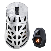 Ratón para Juegos ATTACK SHARK RS6 ULTRA de Fibra de Carbono Inalámbrico PAW3955MAX con Batería de Litio Intercambiable y Doble Frecuencia de Sondeo de 8000Hz