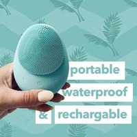 Beauté du visage Nettoyage en profondeur du visage Spatule à vibration étanche Épurateur Outils de nettoyage du visage Brosse de nettoyage du visage en silicone