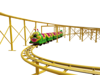 Fabricant populaire de manèges de parc d'attractions : Grand Roller Coaster à rouleaux superposés, Manège à sensations fortes, Parc de tyrolienne