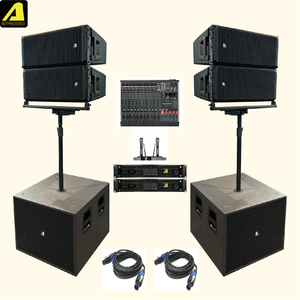Sistema Audio Attivo HDL30-A ad Alta Potenza, Line Array a Due Vie con Doppio Woofer da <span class=keywords><strong>10</strong></span> Pollici per Esterni - Garanzia <span class=keywords><strong>di</strong></span> 3 Anni - Product Image 1