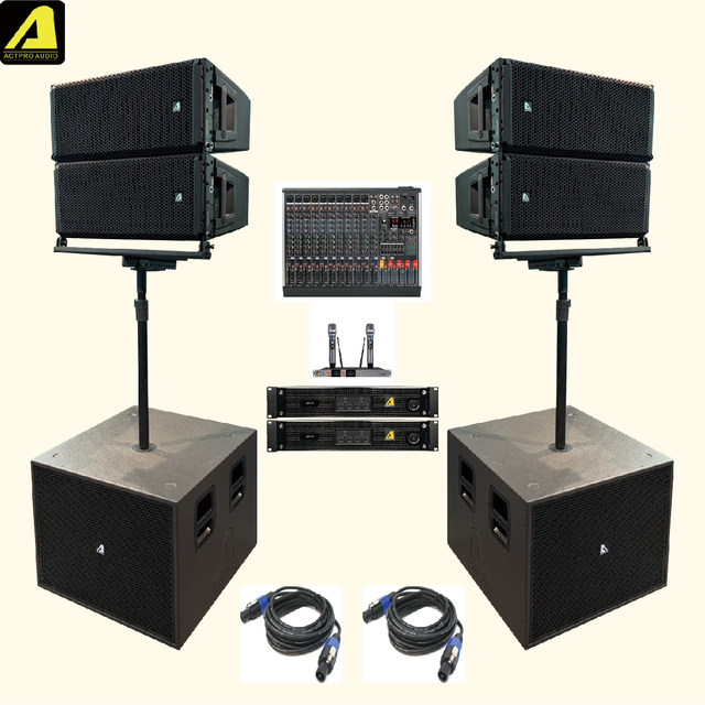 High Power HDL30-A Line Array Dual 10-inch Two-way Outdoor Performance Audio Equipment Active Hdl 30-a - 3 Years Warranty