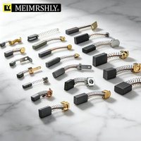 Brosses de charbon de rechange pour ponceuse à sec, brosses de charbon de moteur pour machine de ponçage électrique de carrosserie automobile, pièces de rechange pour outils électriques