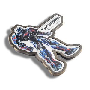 Metal Irregular Customized Creative Transformers Design Gift Souvenir Fridge Magnet - Product Image 1