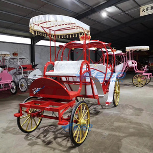 Carruaje Eléctrico de Lujo Personalizado de Fábrica, Tipo Calabaza, de Cuatro Ruedas, para Paseos Turísticos y Bodas, con Características de Caballo, en Venta - Product Image 4