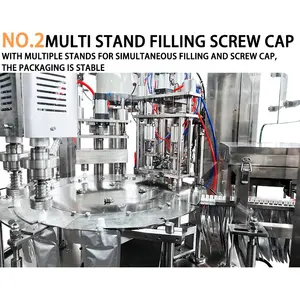 Automatic Standup Pouch Bags Valve Sealing Machine Gel Pouch Filling Machine For Running Energy Gels