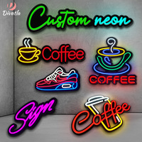 Enseigne néon LED personnalisée, enseignes lumineuses néon sur mesure, décoration murale, lumières néon personnalisables pour café, chambre, fête et magasin.