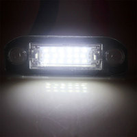 Luz LED blanca para coche, luces de matrícula sin errores para Volvo S80 XC90 S40 V60 XC60 S60 C70 V50 XC70 V70, luces LED de etiqueta