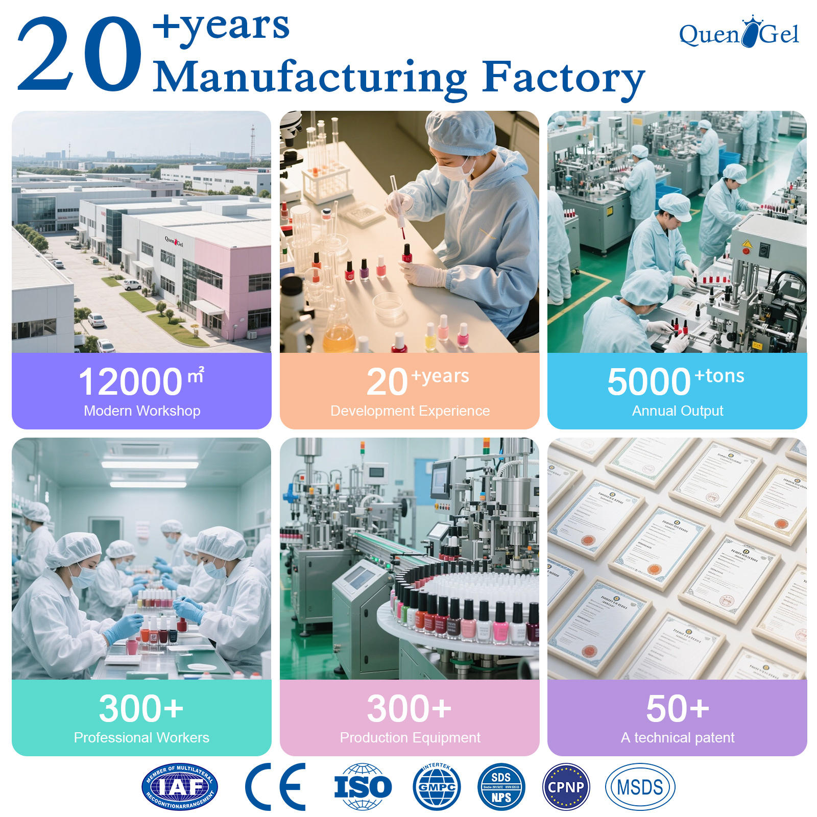 OEM Wholesale High Quality French Press on Nails Tips Custom Logo Coffin Pre Designed Luxury Press on Nail