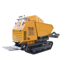 Meistverkaufter 500kg Kleiner Dumper 0,8-Tonnen Mini-Muldenkipper Mini-Dumper-Lader mit Benzinmotor für Transport