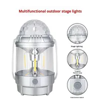 Lanterne de camping avec éclairage RGB rotatif, lampe de fête en plein air, lampes de camping, fournie par le fabricant