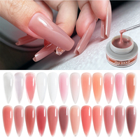 HONEY GIRL 30ml Gel de construction UV professionnel pour ongles, gel dur pour extension d'ongles, couleurs blanc, rose, transparent pour le bricolage