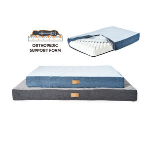Venta al por mayor cama para mascotas tela desodorante antibacteriana lavable soporte ortopédico cama de espuma para perros - Product Image 1