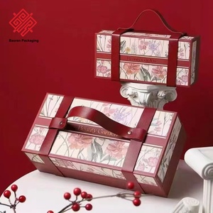 Cajas Rígidas de Papel Rectangulares con Recubrimiento UV y Logotipo Personalizado de Alta Gama Baoren para Regalos, Recuerdos y Navidad - Product Image 1