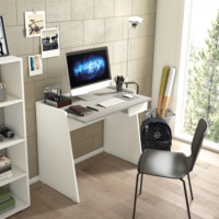 Bureau d'ordinateur moderne en bois pliable, durable et peu encombrant, pour les joueurs et le bureau à domicile