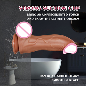<strong>Hot</strong> Silicone Realistic 9 Inch Remote Dildos Strong Suction Cup Vibrator Lifelike <strong>Penis</strong> Artificial Big Cock Sex Toy for Women - Product Image 5