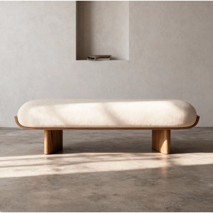 Clothing Store Dressing Room <b>Bench</b> Sofa <b>Bed</b> <b>End</b> <b>Bench</b> Household Stool Comfortable Lamb Wool Shoe Changing <b>Bench</b> Adult Use - Product Image 3