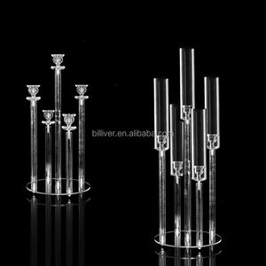 Centrotavola <span class=keywords><strong>in</strong></span> Acrilico con 5 Bracci da 60cm, Decorazioni per Feste, Candelabri <span class=keywords><strong>in</strong></span> Cristallo, Centrotavola per Matrimoni ed Eventi - Product Image 1