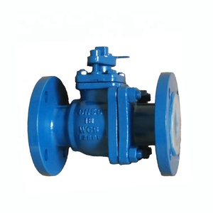 3 4 5 Inch Fluorine Flange Ball Cast Steel/Cast Iron/Stainless Steel with <b>Worm</b> Wheel or Handle - Product Image 2