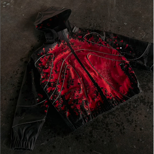 <span class=keywords><strong>Veste</strong></span> coupe-vent thermochromique personnalisée pour fabricant <span class=keywords><strong>de</strong></span> vêtements <span class=keywords><strong>de</strong></span> rue, <span class=keywords><strong>veste</strong></span> en nylon à bande réfléchissante, <span class=keywords><strong>veste</strong></span> légère pour homme - Product Image 2