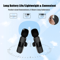Microphone Lavalier Sans Fil K9 Portable pour Enregistrement Audio et Vidéo, Mini Micro pour Téléphone Android, Diffusion en Direct et Jeux