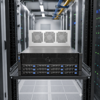 Serveur Rack 8U 8-GPU Barebone en Stock avec Processeurs Intel Xeon de 4e/5e Génération, Supportant 16 GPU Double Largeur et 32 Emplacements DDR5
