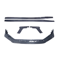 Jupe latérale de pare-chocs avant et arrière style Var pour Nissan R35 GTR 2017-2019 Kit de carrosserie partiel en fibre de carbone