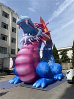 Modèle de dessin animé géant Dragon gonflable pour la publicité extérieure