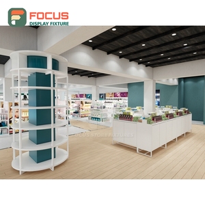 Premium Salon Wig Display Cabinet Glass Shelf Lockable Door Multi Drawer Display Cabinet Fixture - Product Image 2